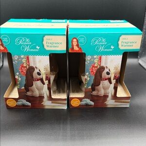 The Pioneer Woman Charlie Fragrance Warmer - Brown and White (2 QTY)